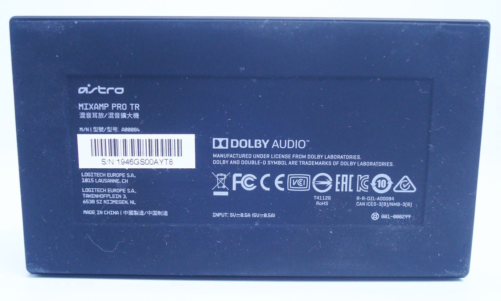 （未開封新品）ASTRO Gaming MAPTR-002 LOGICOOL（ロジクール） ASTRO MixAmp Pro TR