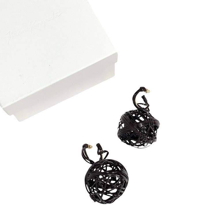 【ギフトに】Mame マメ バンドルプレート バンブー ピアス 23AW Mame Kurogouchi マメクロゴウチ Bundled-Plait Basket