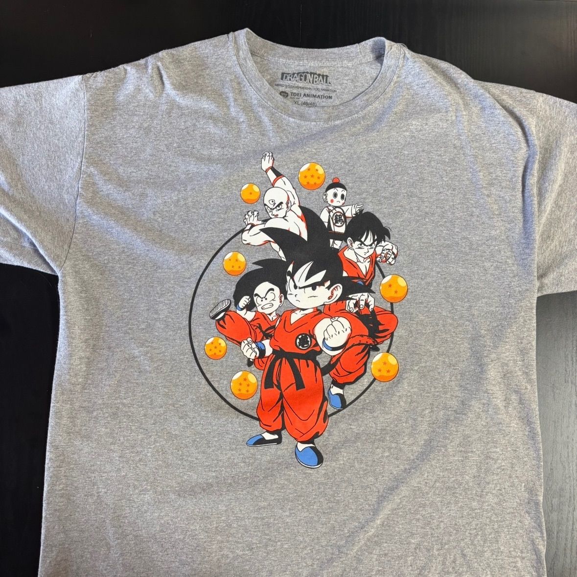 古着】DRAGON BALL(ドラゴンボール)半袖Tシャツ XL グレー USA製 初期