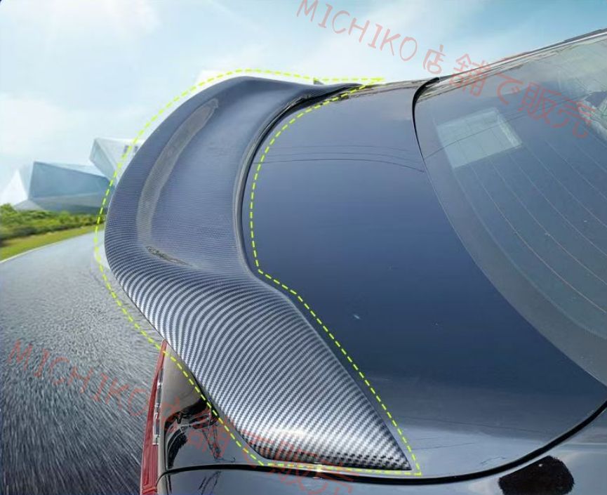 10-17 年モデルクラウン スポーツ用 R タイプ ABS ノンドリルホリゾンタル塗装済みデッキリップスポイラー