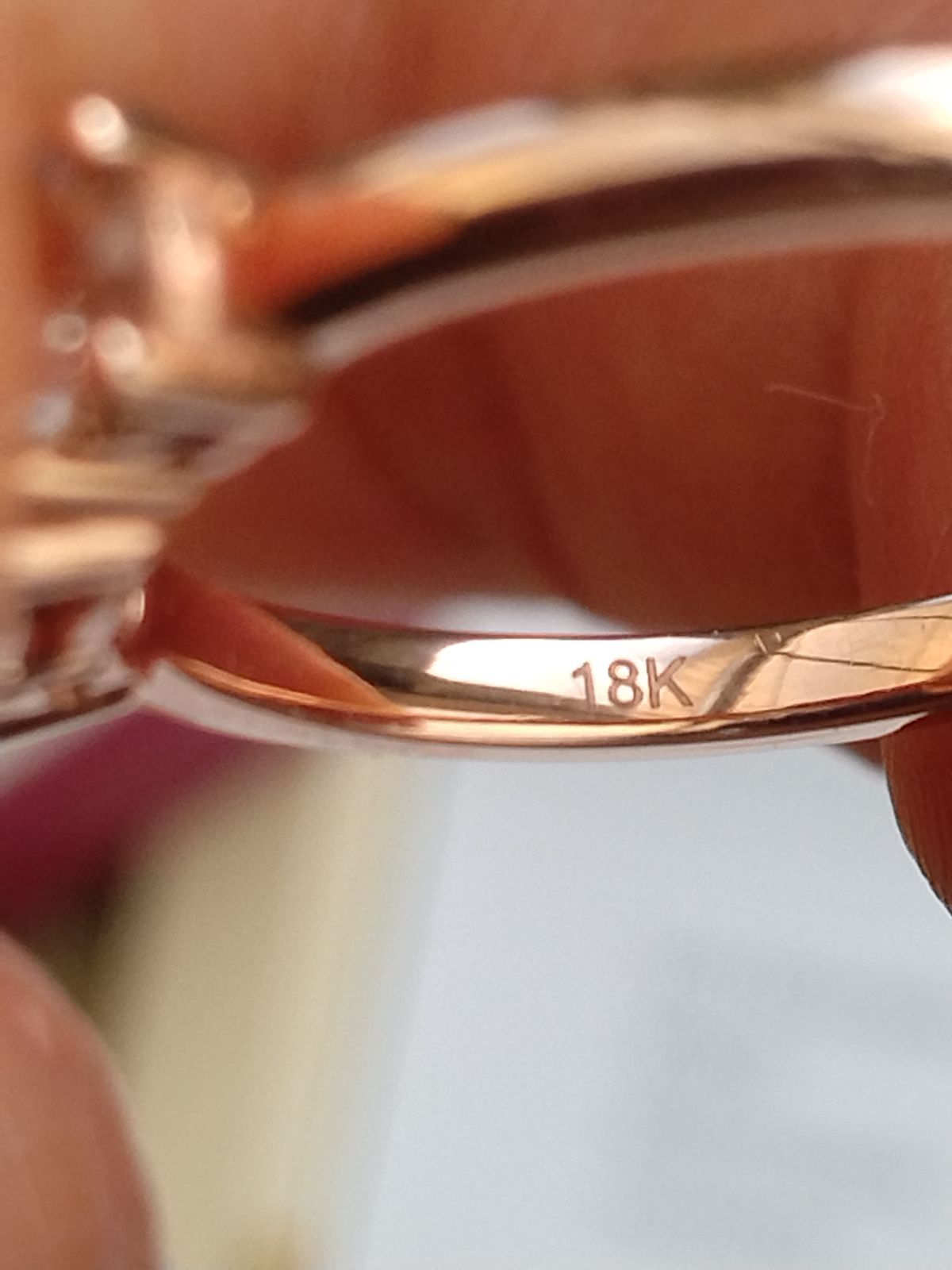 GIA鑑別書付き 天然シルキーパパラチアサファイア ダイアモンド 18K