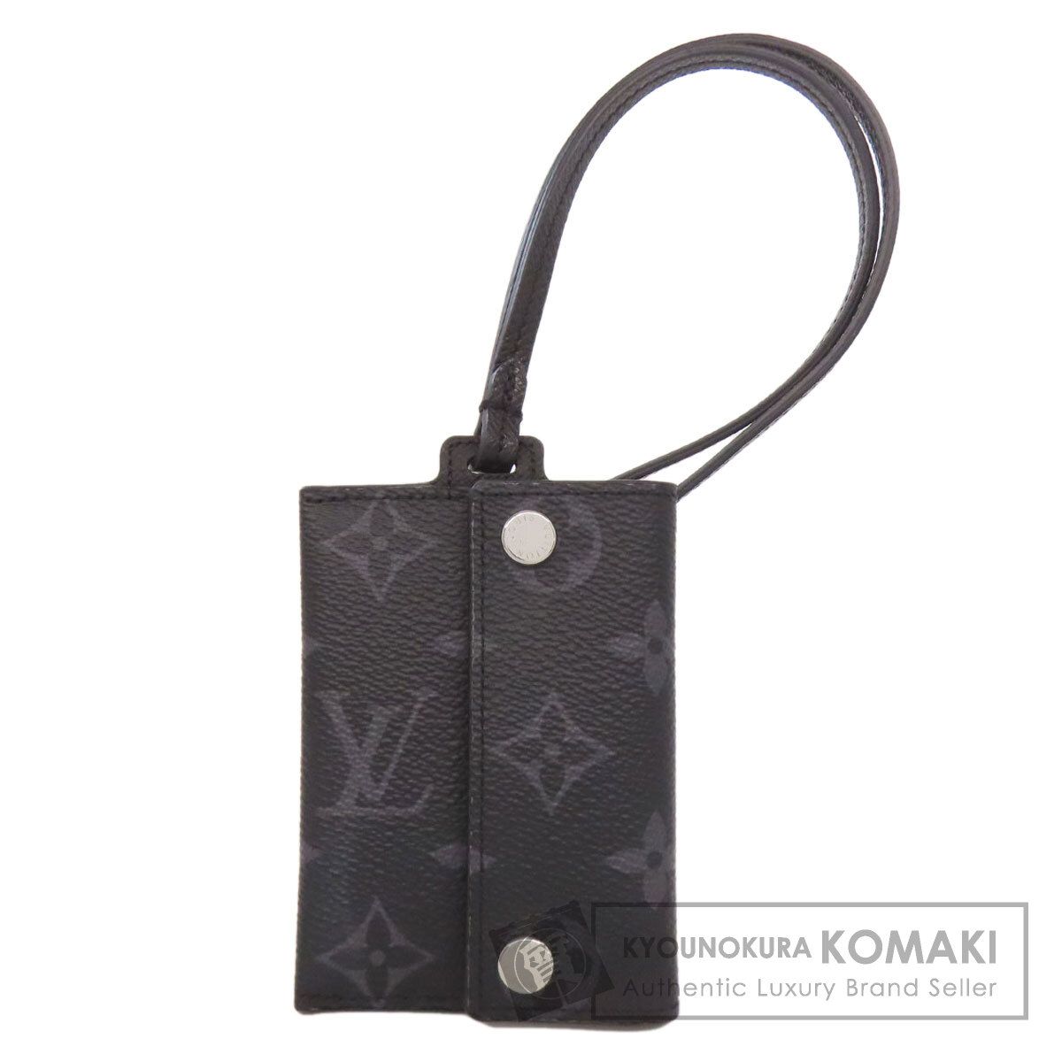 LOUIS VUITTON ルイヴィトン M83155 ポルト カルト オンストラップ カードケース モノグラムエクリプス メンズ
