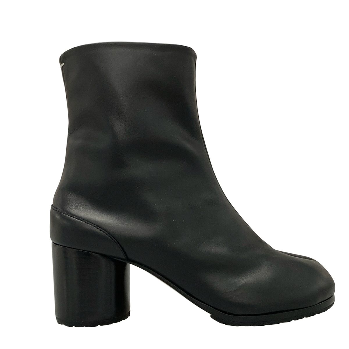Maison Margiela メゾンマルジェラ ショートブーツ 36 レディース タビブーツ S58WU0246 PR516 黒 アウトソール張替済 レザー KIN-KAAI_COM