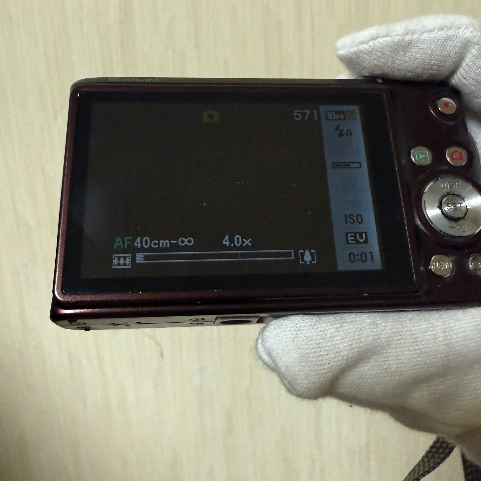 美品　CASIO カシオ EX-Z100 ブラウン　茶色　デジカメ　動作確認済 ジャンク】CASIO EXILIM EX-Z100 茶色 修理用 部品取りレトロ