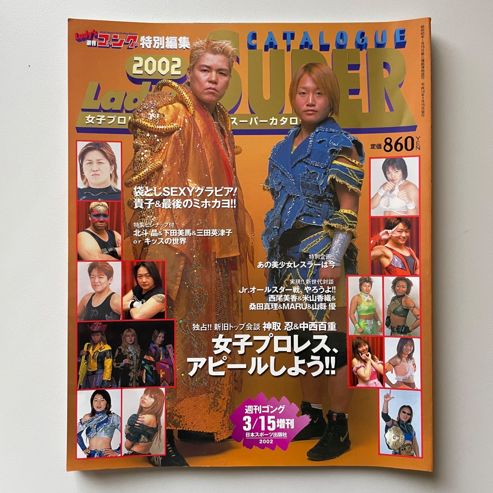 人気デザイナー 全日本女子プロレス35周年記念DVD 全女 2002 BEST 白い