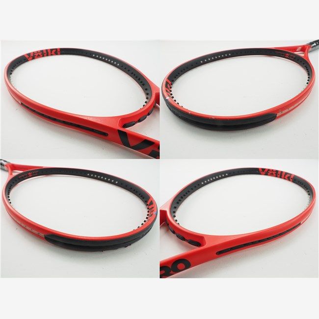 中古 テニスラケット フォルクル V8 プロ【トップバンパー割れ有り