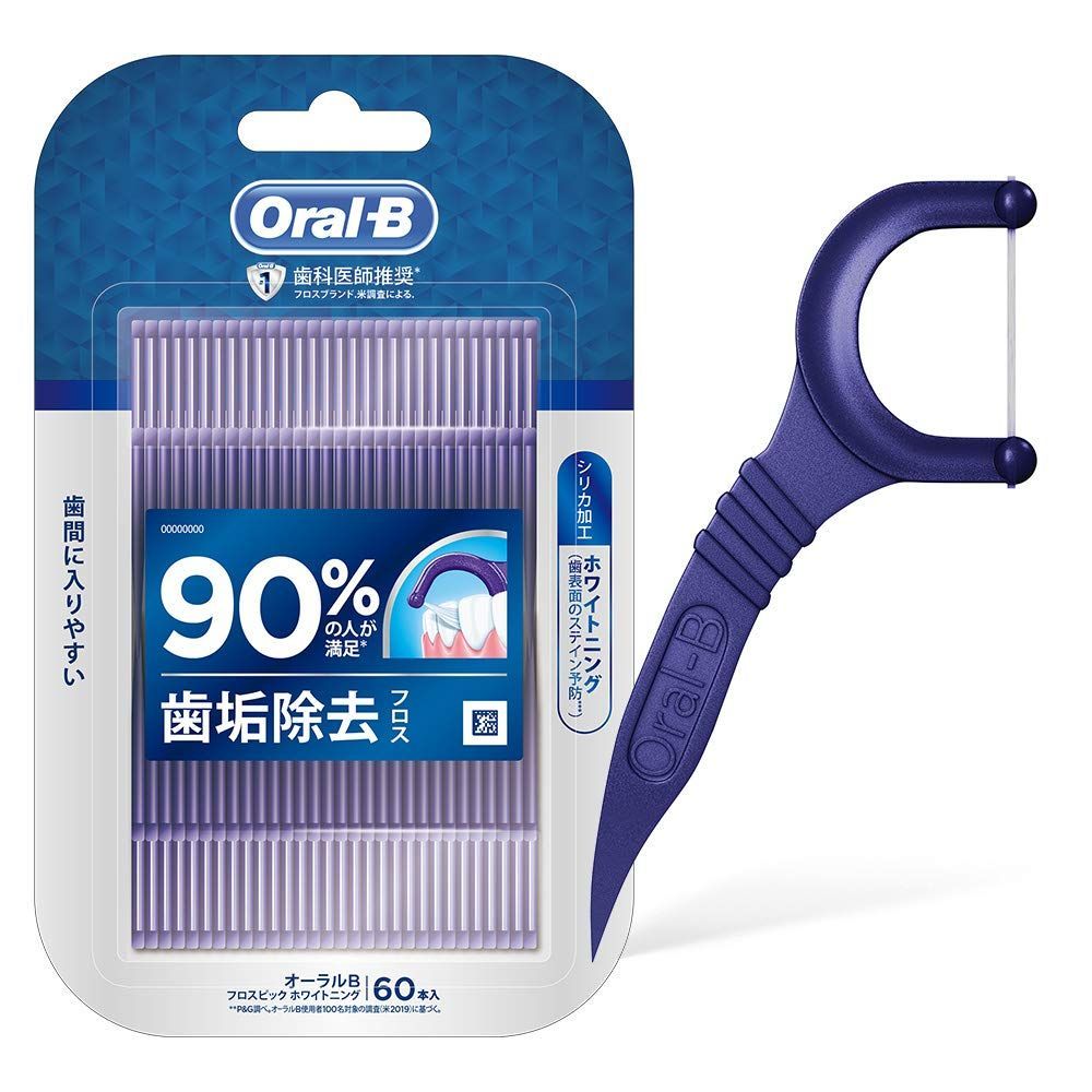 新着商品 Oral-B オーラルB フロスピック ホワイトニング 60個 x 1