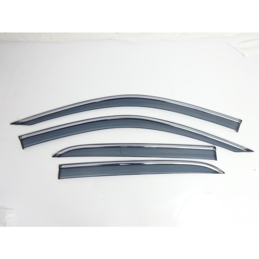 最高品質♪ PC素材♪ メッキ モール ドアバイザー サイドバイザー スマート フォーフォー C453 パッション プライム ターボ ブラバス