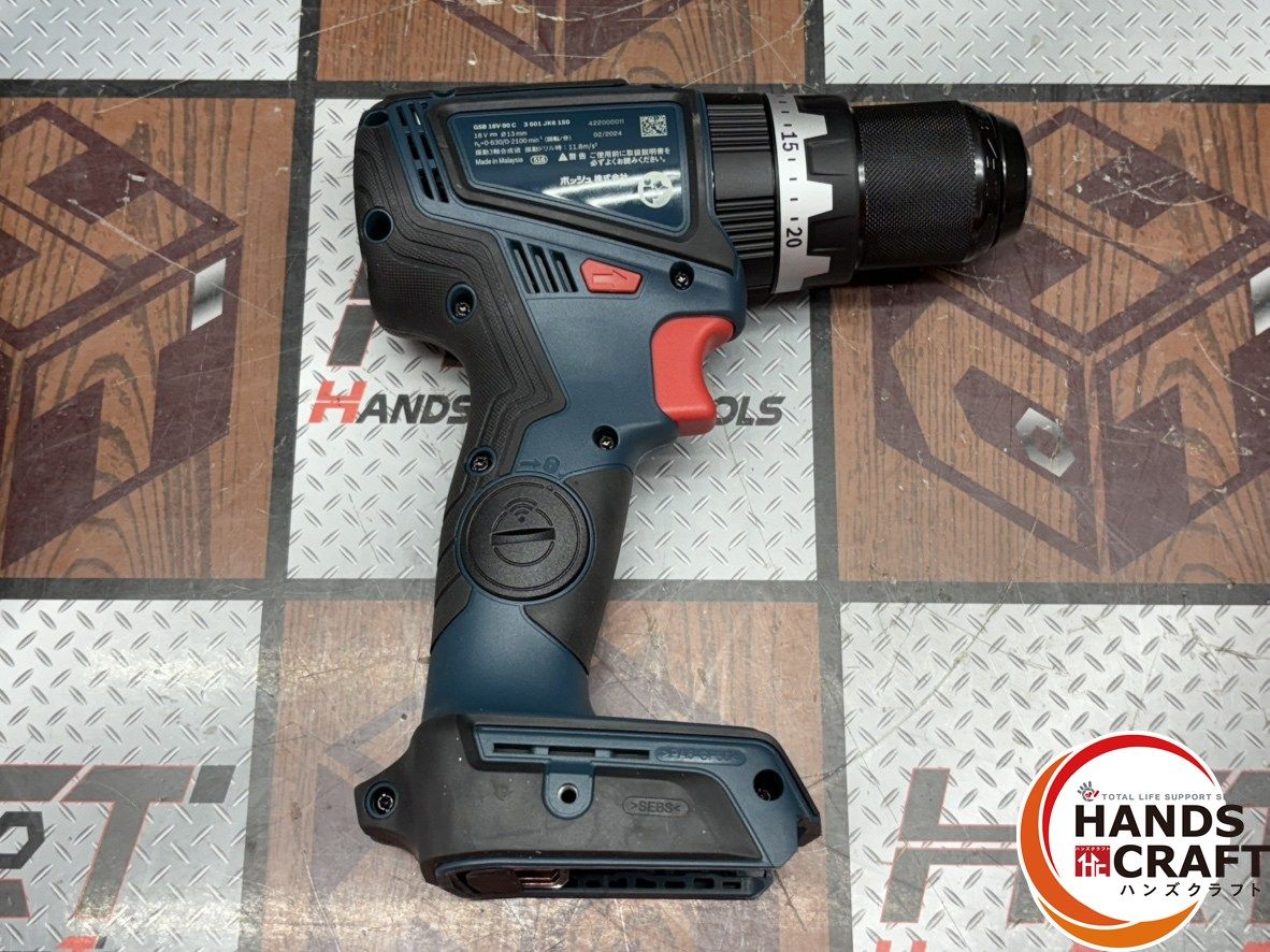 〇 開封品 ボッシュ BOSCH GSB18V-90C コードレス振動ドライバードリル バッテリ×1 充電器付き ケース留め具破損有り HRDEVELOPMENT_JP