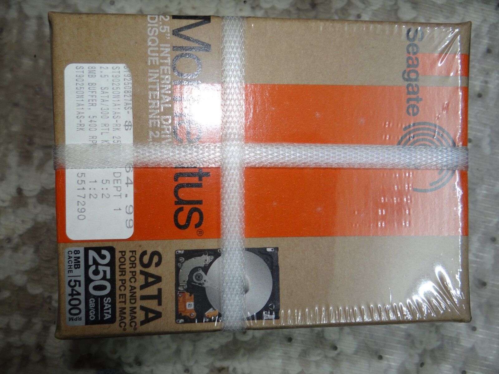 Seagate Moment 5400 RPM 250GB SATA 2.5
