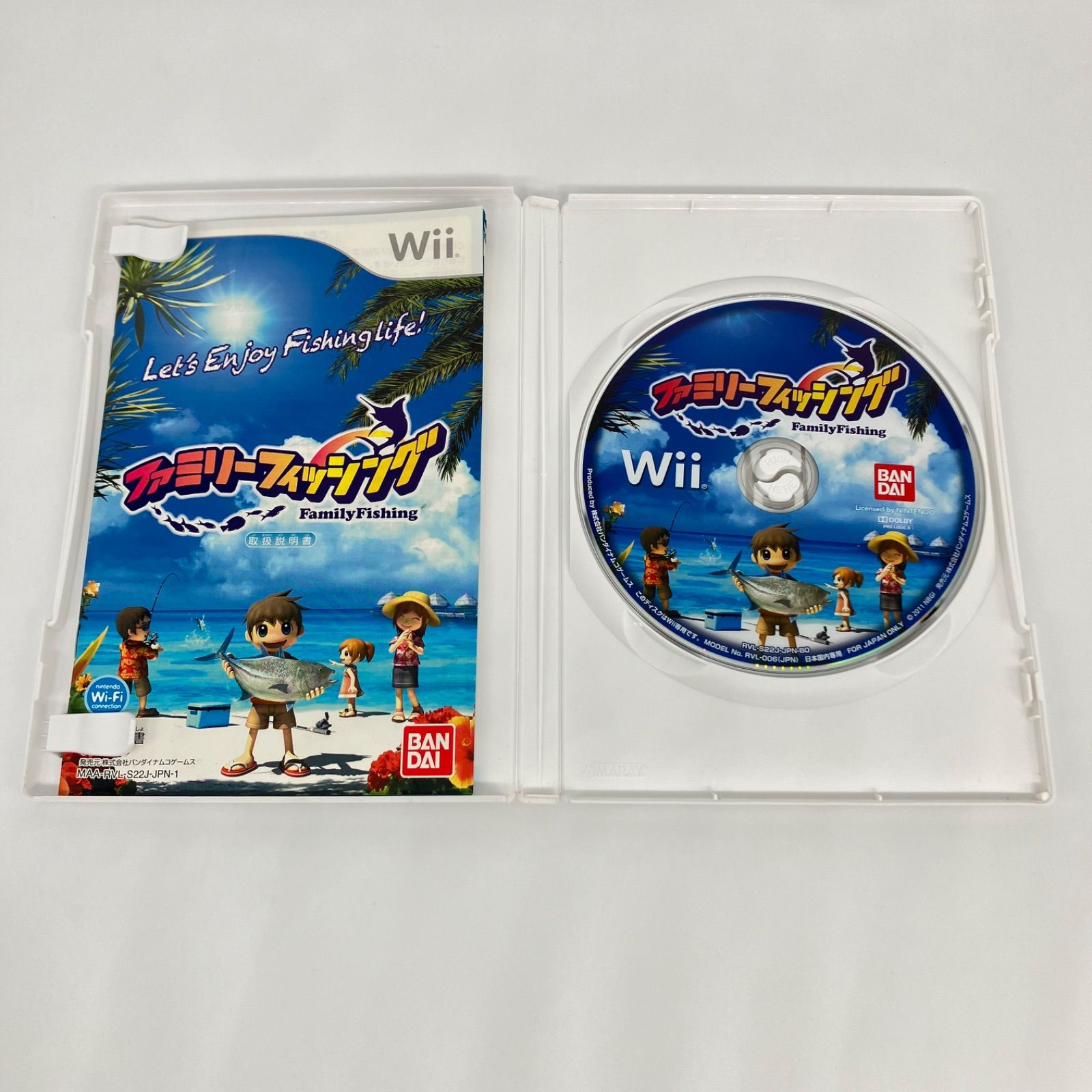 動作品：Wii ファミリーフィッシング さおコン 同梱版 - メルカリ