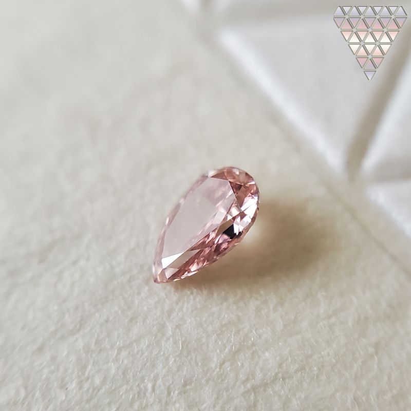 0.054 ct FANCY ORANGY PINK VS2 AGT 天然 ピンク ダイヤモンド - メルカリ