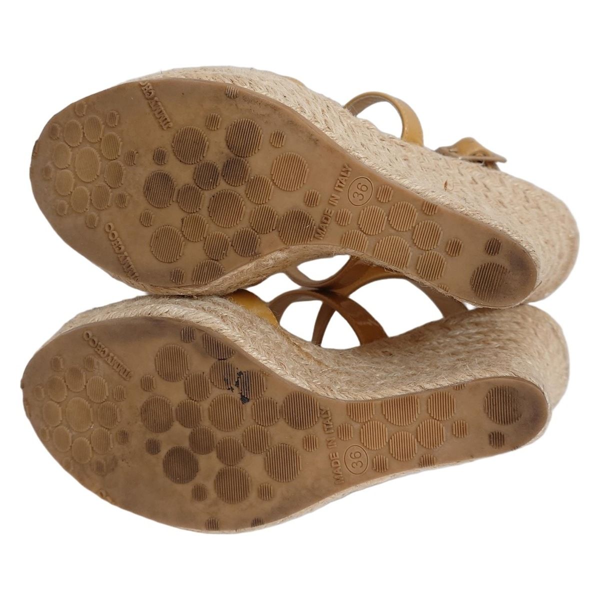 JIMMY CHOO(ジミーチュウ) サンダル 36 レディース - ダーク