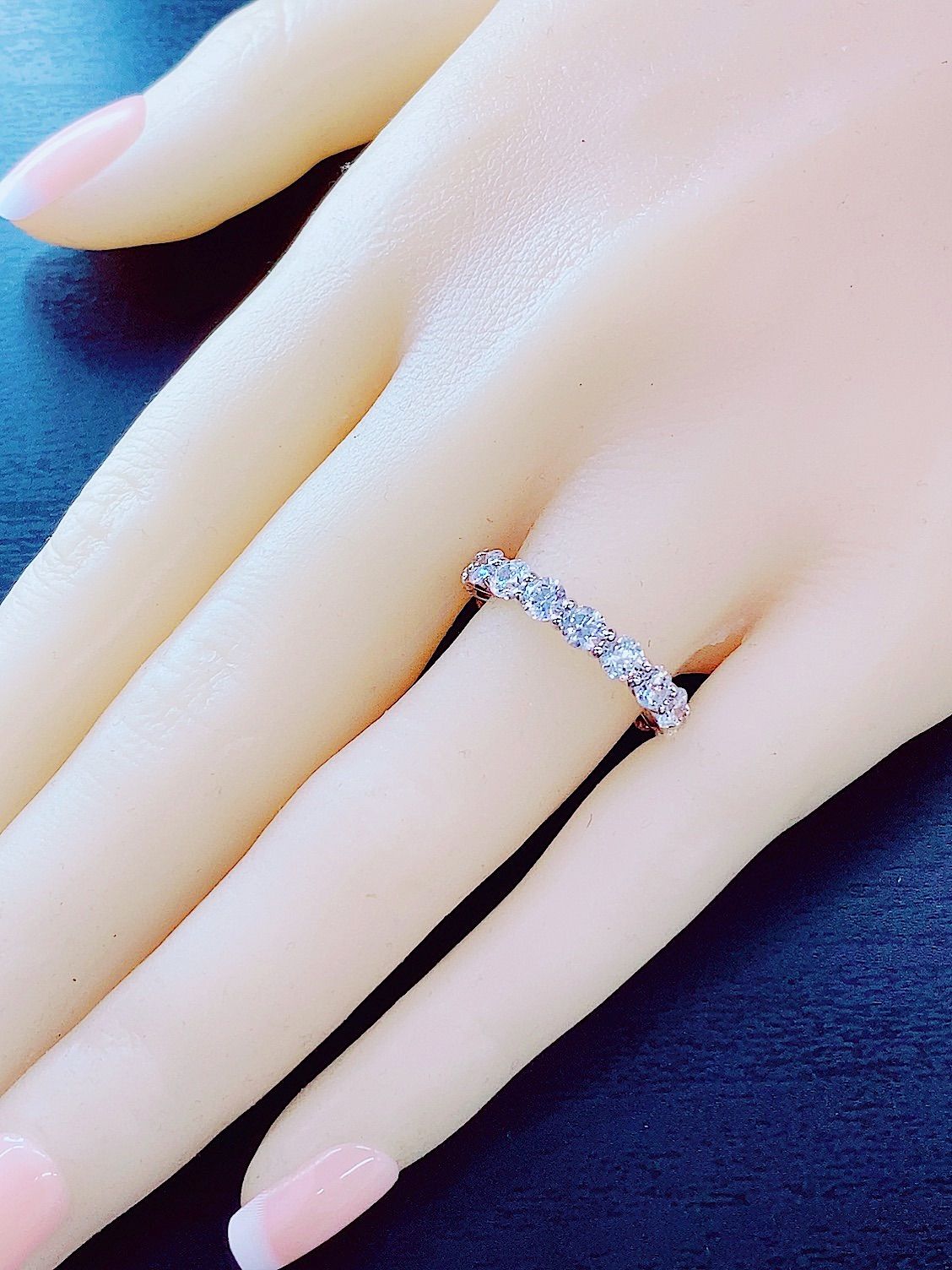 完全オーダー制☆2.80ct☆共有✨2点留めダイヤモンドフルエタニティ 
