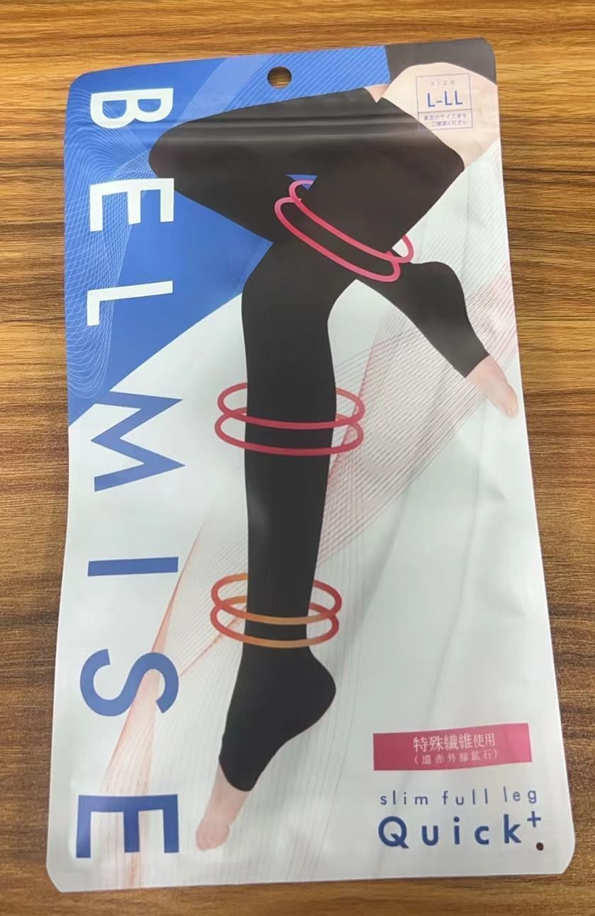 新品未開封未使用品】ベルミススリムフルレッグQuick+ 俗っぽい M-L サイズ
