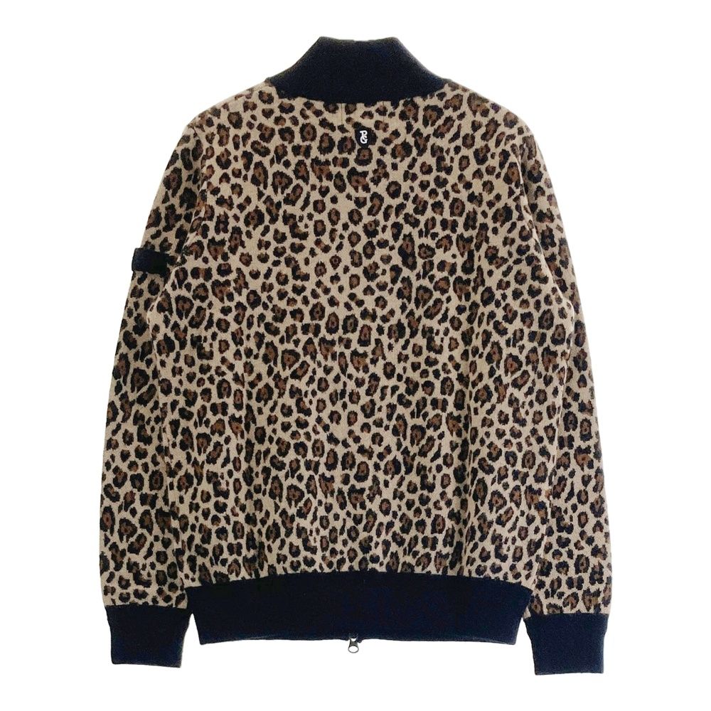 サイズ 0 PEARLY GATES パーリーゲイツ 055-2272004 ニットジャケット レオパード ベージュ系 240101527497 ゴルフウェア レディース ストスト