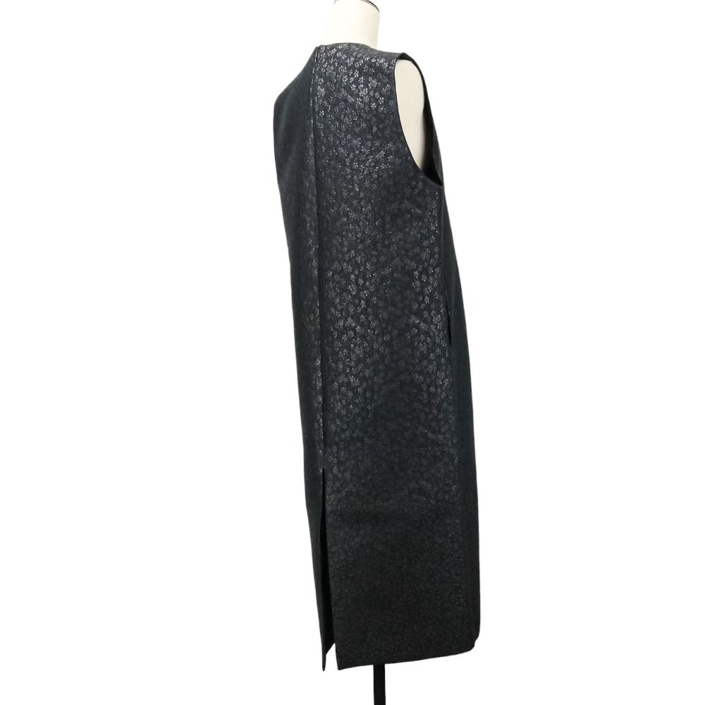 美品 24AW BLAMINK ブラミンク M.WINTER フラワージャガードVネック