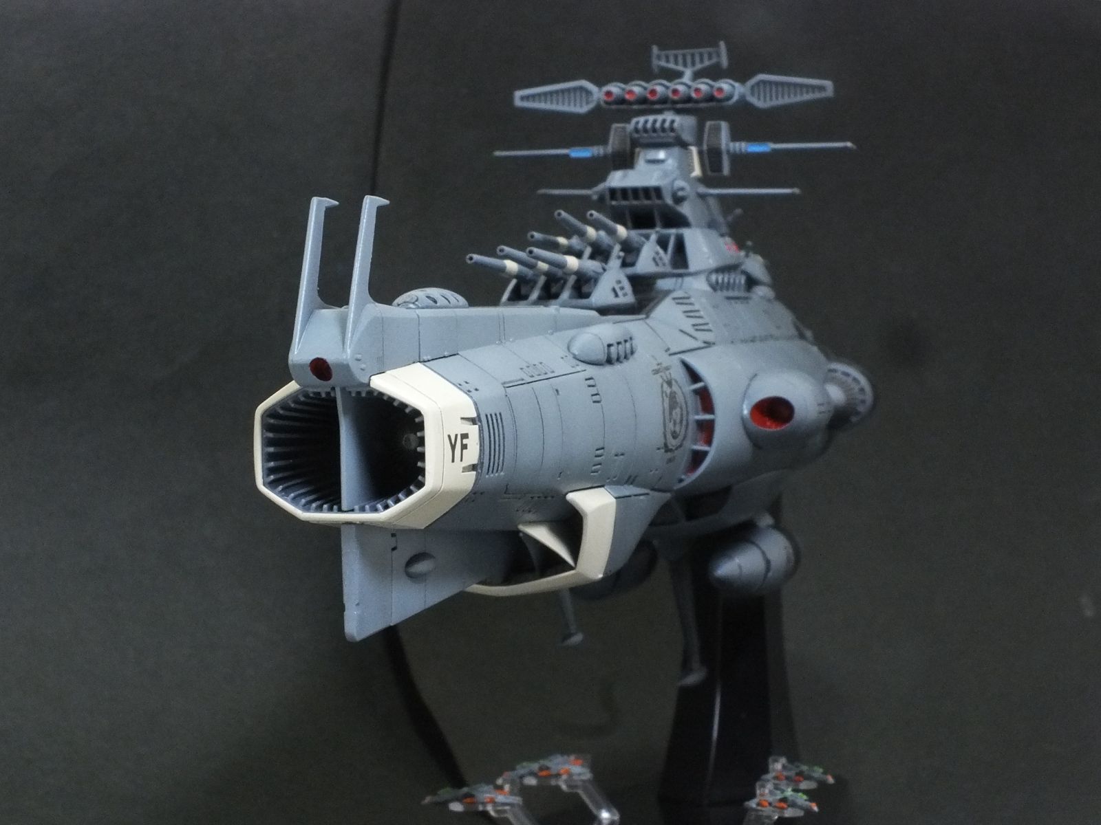 ヤマト2202 1/1000 ドレッドノート級 山南艦隊所属艦 YF 完成