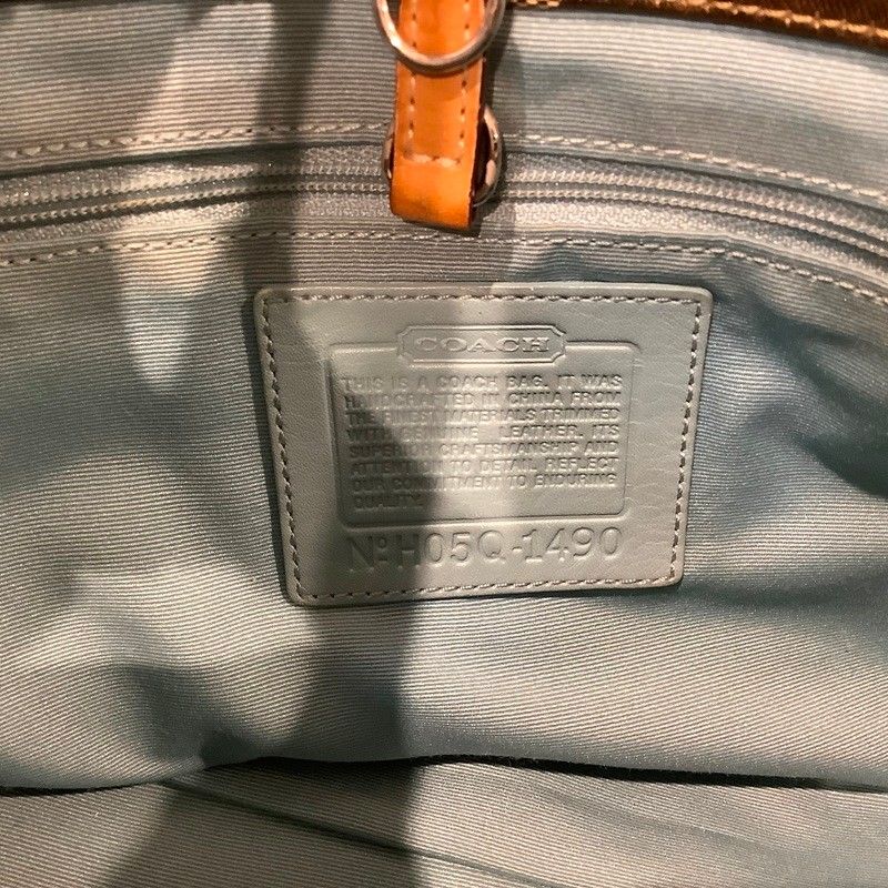 コーチ（COACH） 1490 シグネチャーアプリック キャリオール 熱帯魚 