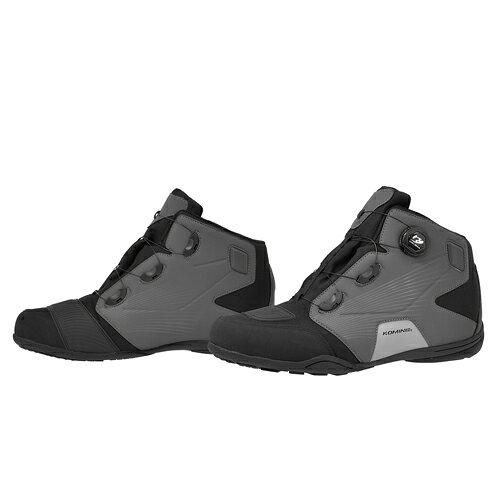 5営業日で発送 コミネ BK-096 Dial Fit WP Riding Shoes 05-096 色 Grey Black サイズ 27.5