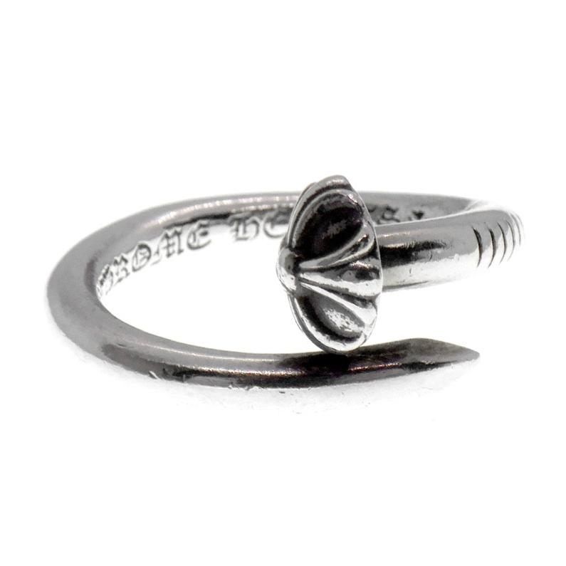 クロムハーツ CHROME HEARTS CROSSBALL NAIL RING クロス ボール ネイル リング 39087