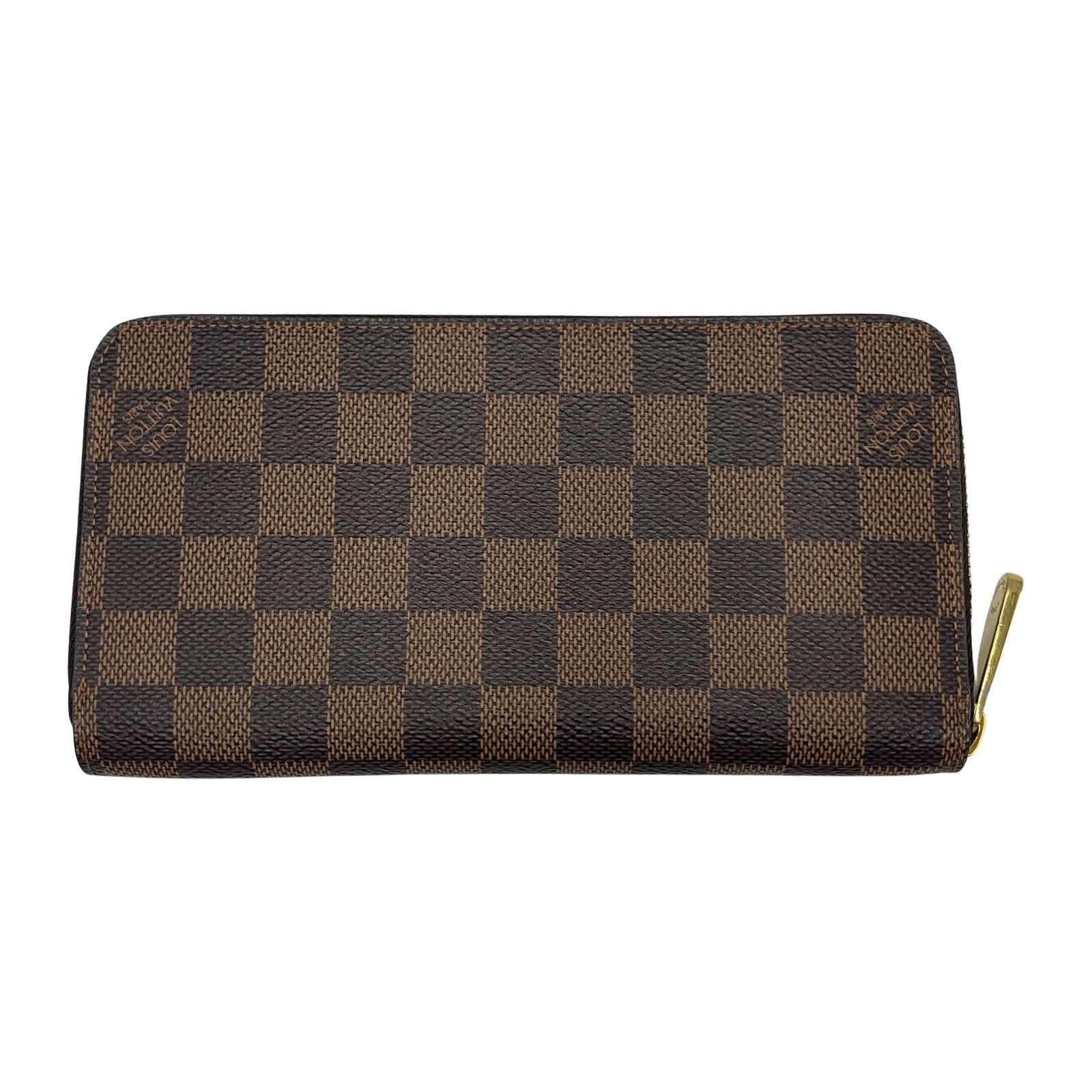 ルイヴィトン LOUIS VUITTON 長財布 ジッピー ウォレット N41661 ダミエキャンバス ブラウン レディース