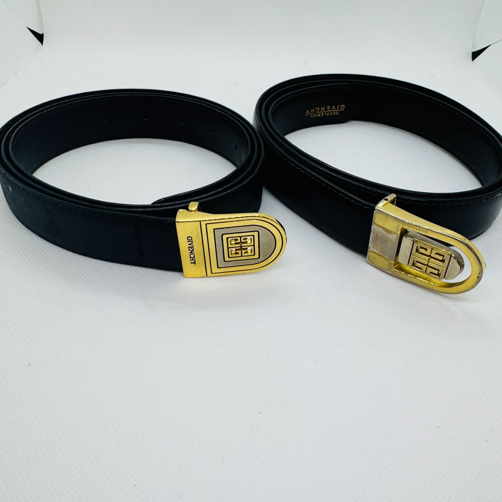 S【中古】GIVENCHY ジバンシー ベルト 2点セット メンズ