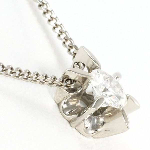 PT PT850 ネックレス necklace ダイヤ 0.34 鑑定書 総重量約4.1g 約