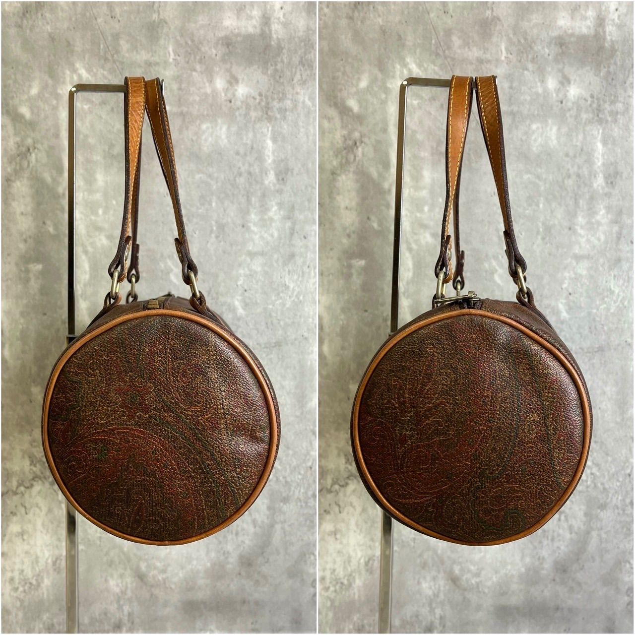 ✨良品✨ ETRO エトロ ハンドバッグ ミニボストンバッグ ペイズリー柄 