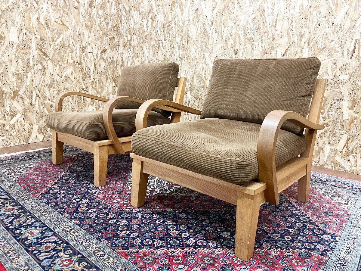 トラックファニチャー FURROWEDレザー アームチェア 1人掛けソファ