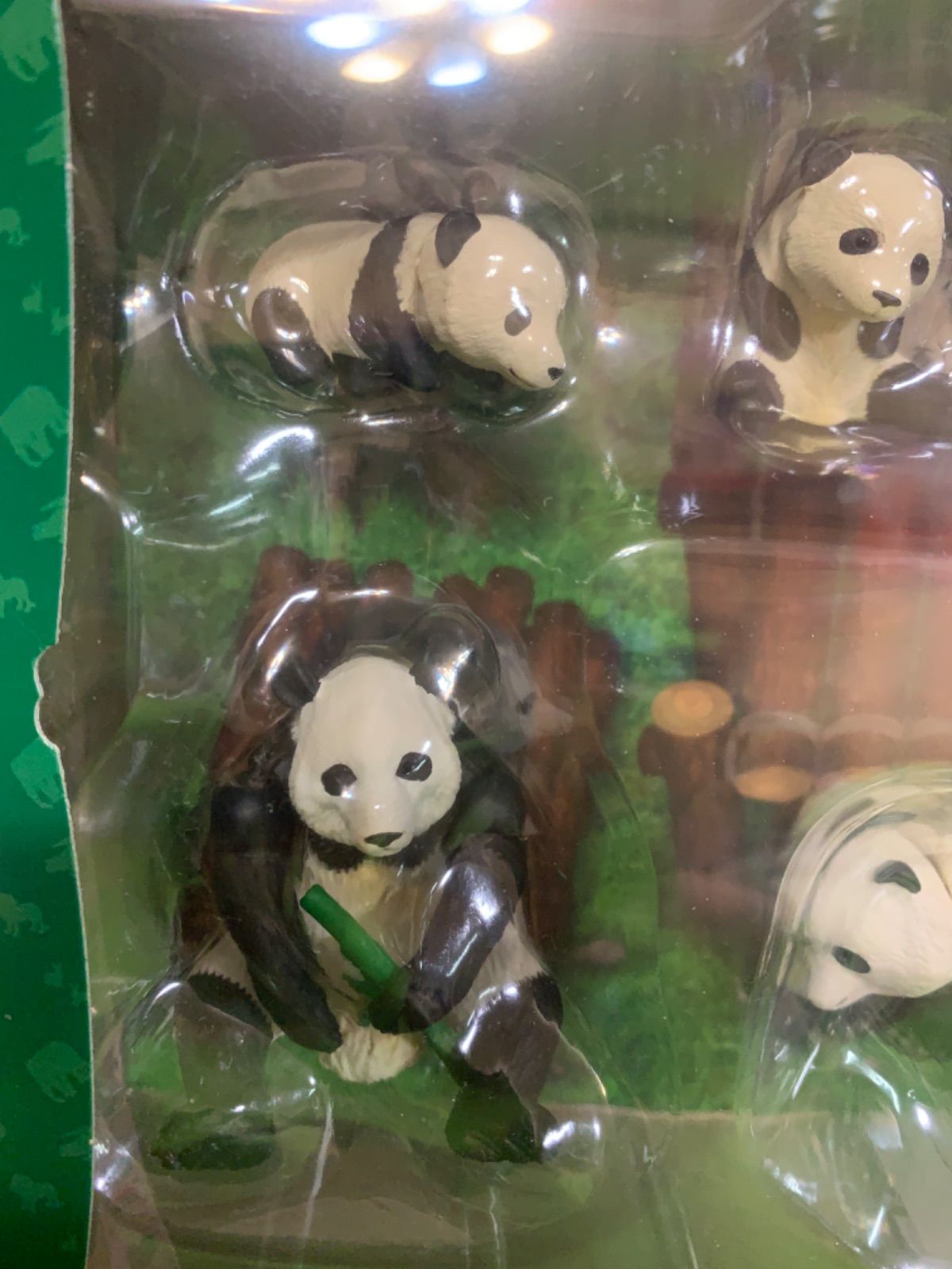 【サイズ交換ＯＫ】 アニア アニマルアドベンチャー 非売品 パンダがいっぱいセット 子ども向けフィギュア
