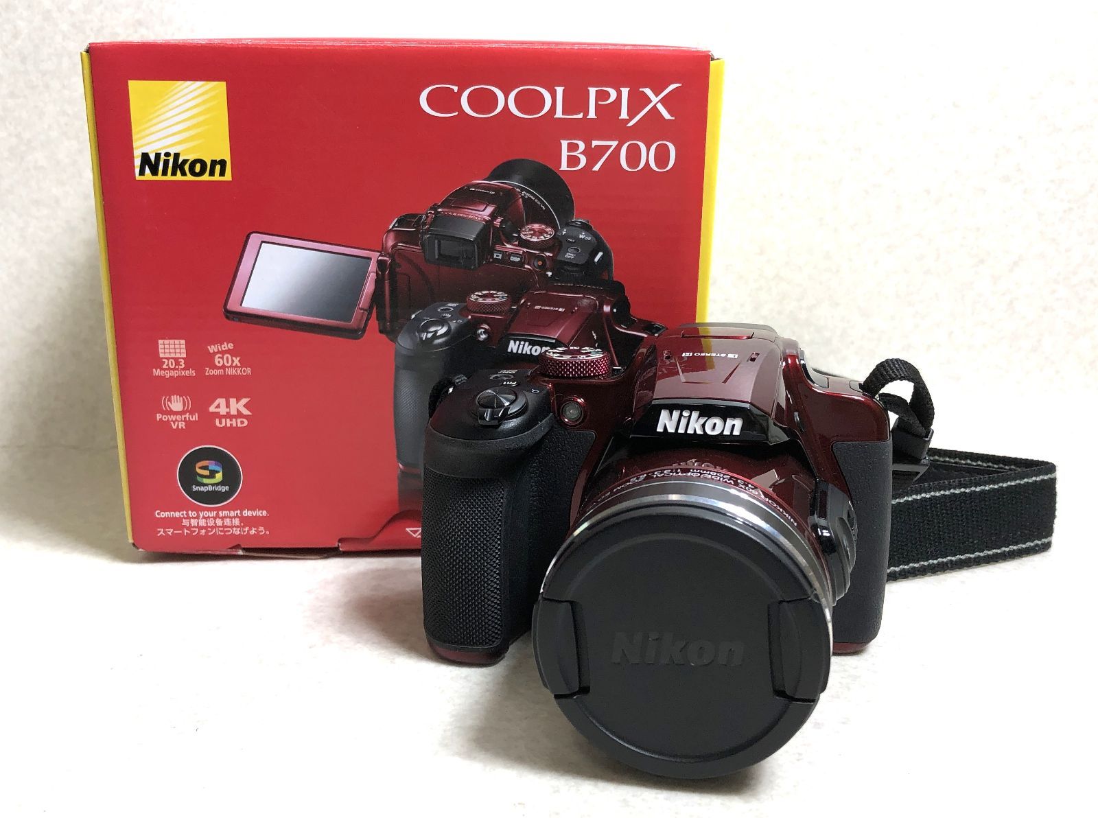DH1106】Nikon COOLPIX B700 レッド メモリーカード付き