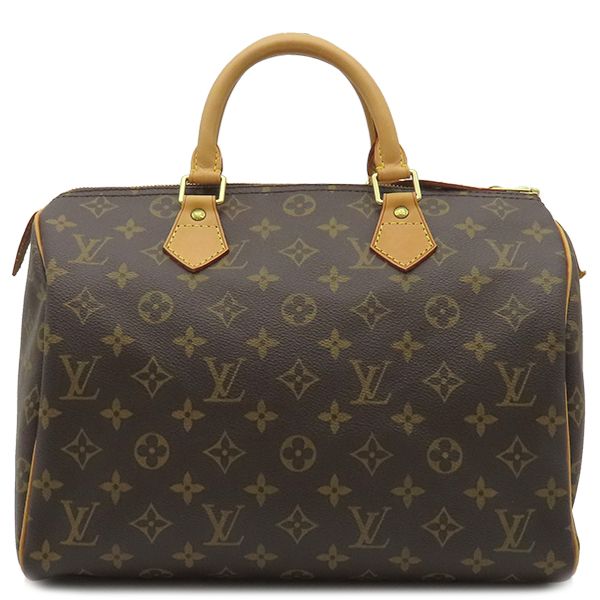 ルイヴィトン LOUIS VUITTON ハンドバッグ スピーディ30 モノグラムキャンバス モノグラム ゴールド金具 茶 ボストン M41108 AA0093