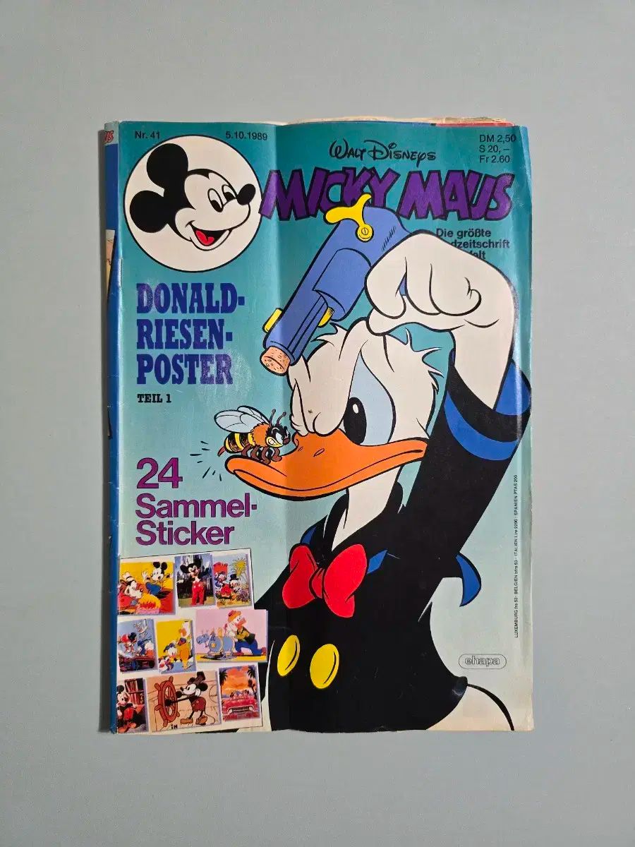1989 年 ミッキー ねずみ マガジン Mickey Mouse 0 Cricket ミッキー