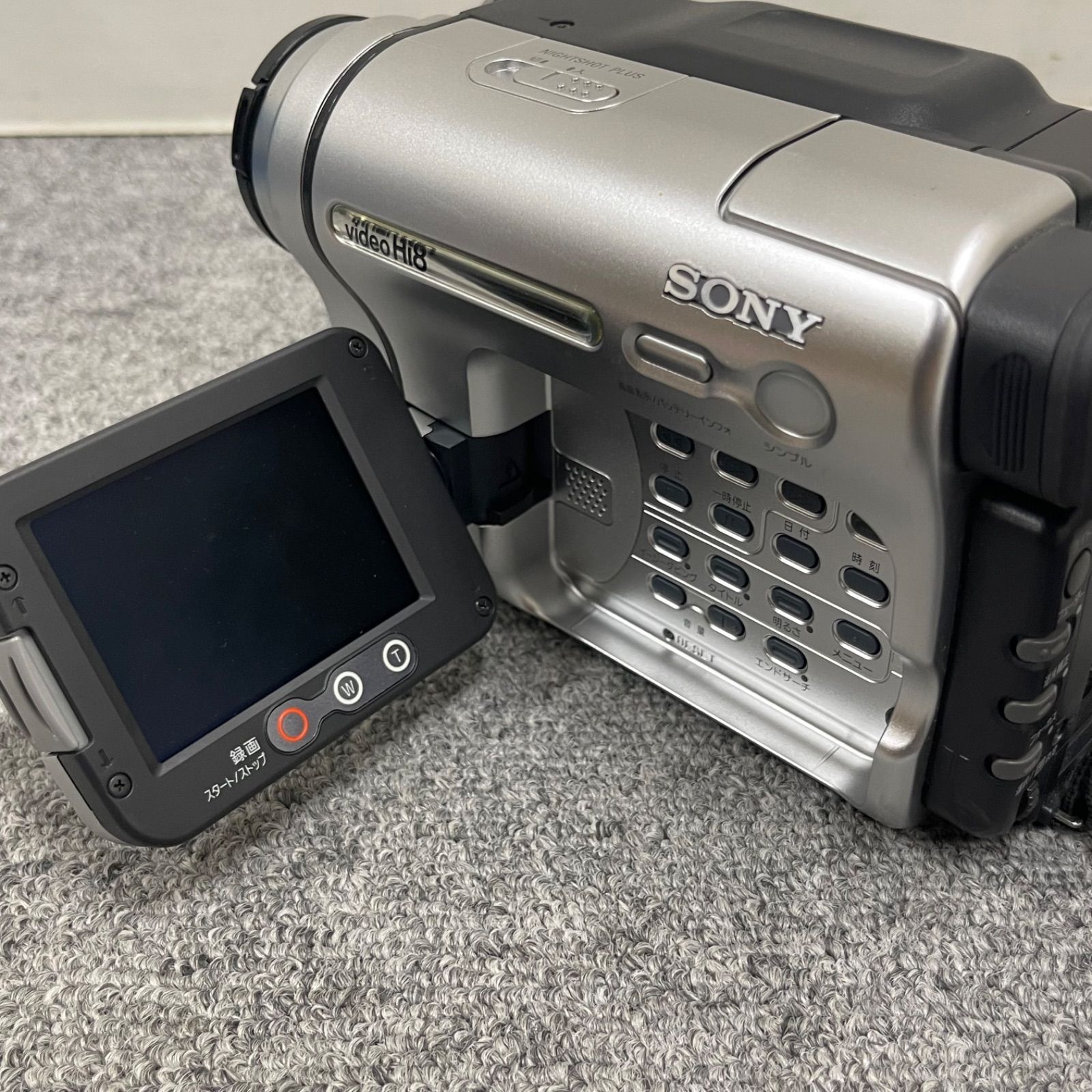SONY ソニー ハンディカム CCD-TRV126 SONY HANDYCAM CCD-TRV126 ビデオカメラレコーダー 8ミリ 通電