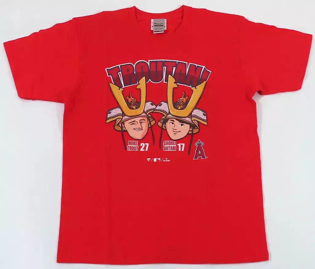 中古】Tシャツ 大谷翔平#17＆マイク・トラウト#27(ロサンゼルス