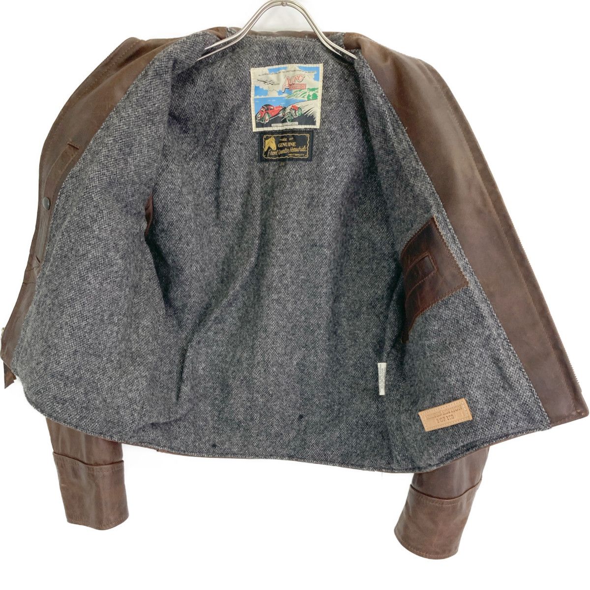 AEROLEATHER エアロレザー LIMITED EDITION ブラウン ホース