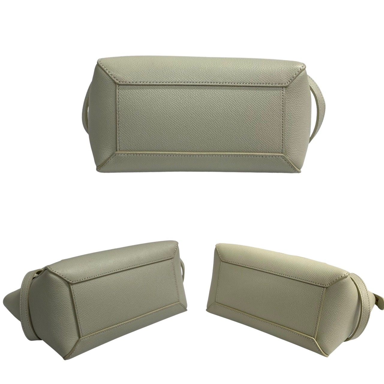 極 美品 希少品 保存袋付 CELINE セリーヌ ベルトバッグ レザー 2way