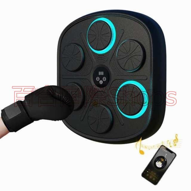 ディスプレイ音楽ボクシングマシン ミュージックスマートリズムボクシングマシーン 壁パンチングバッグ 壁掛けスマートボクシングトレーニング機器 WWW_NOITHATQUANGTHANH_NET