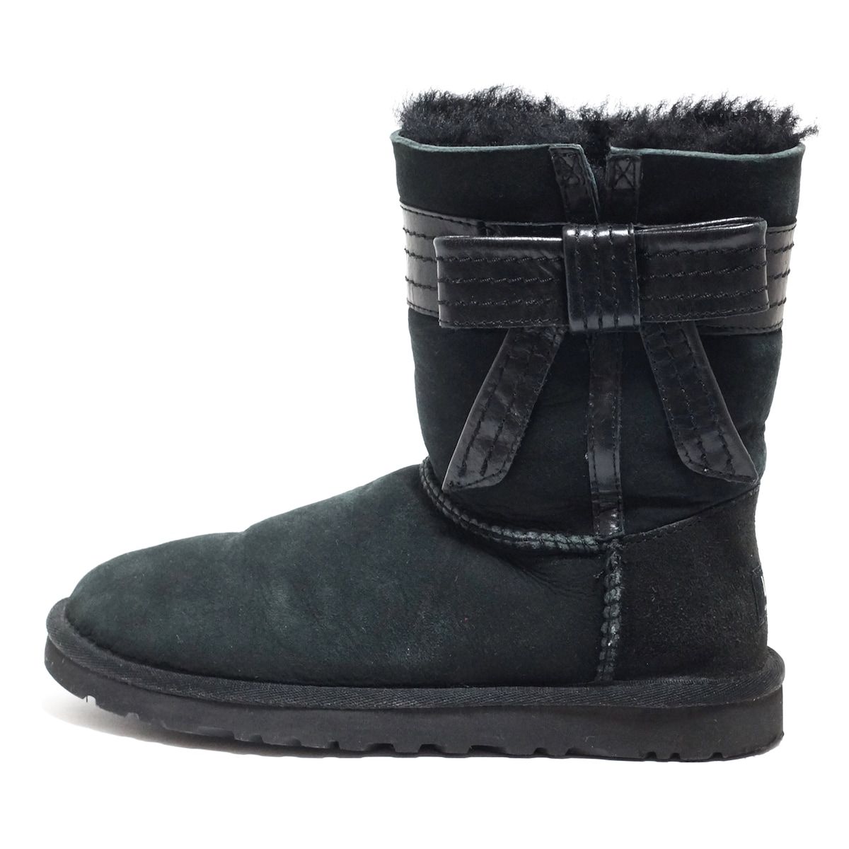 UGG(アグ) ショートブーツ JAPAN 22 レディース ジョゼット 1003174 黒 ...