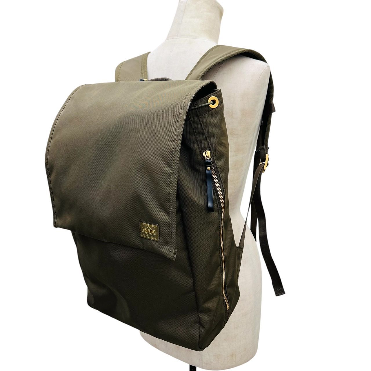 PORTER ポーターガール リュックサック デイパック オリーブ