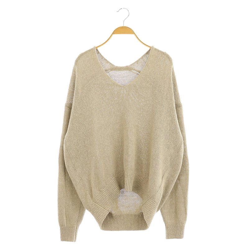 muse Deuxieme Classe シルクリネンプルオーバーニット