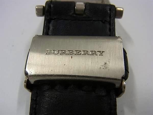BURBERRY バーバリー レザー シルバー金具 ベルト レディース