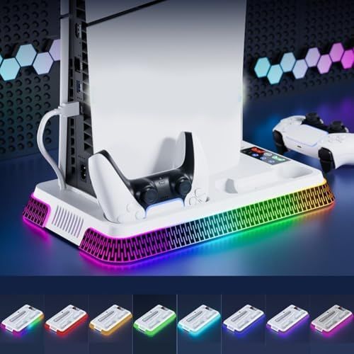 冷却ファン-デュアルコントローラー充電器付き -