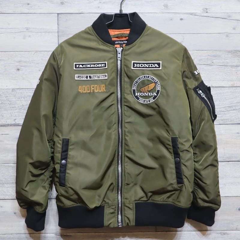 JACKROSE カーキ ミリタリー ジャケット ジャックローズ 新品 メンズ ジャックローズ JACK ROSE ホンダ HONDA コラボ