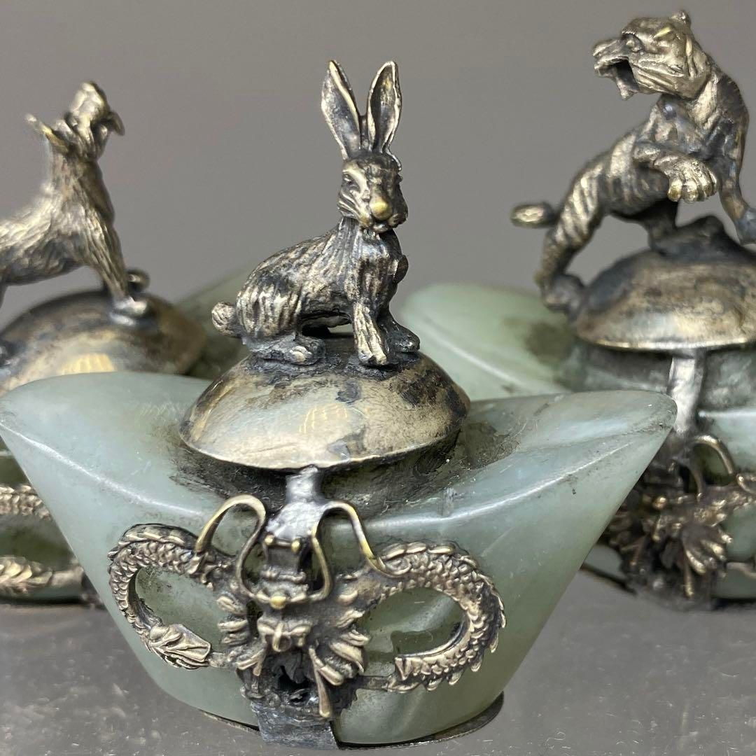 中国美術　砡足銀6点　174g  東Y6-1004☆2F 専用 中国美術 砡足銀6点 174g 東Y6-1004☆2F - メルカリ