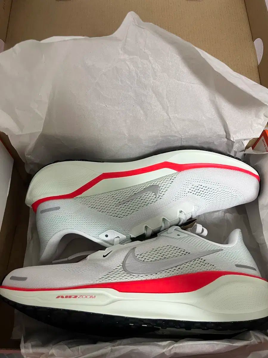 NIKE ナイキ エア ズーム ペガサス 41 白 ベアリー グリーン