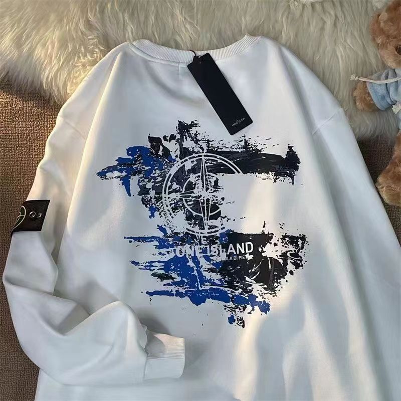 新品 stone island ストーンアイランドトレーナー 白 STONE ISLAND 