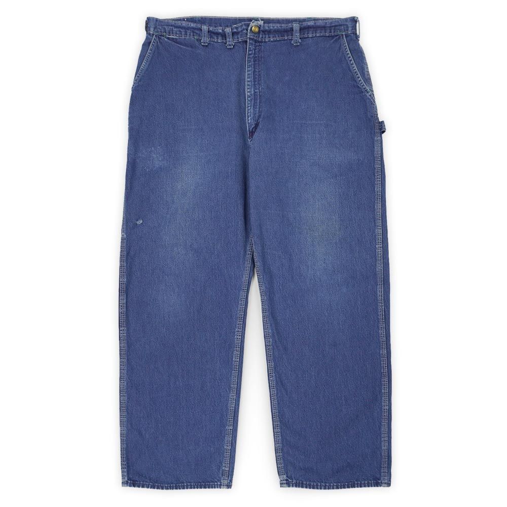 【70s】oshkosh デニムペインター タロンジップ　usa製 USA製 70s 古着 OSHKOSH オシュコシュ デニム ペインターパンツ
