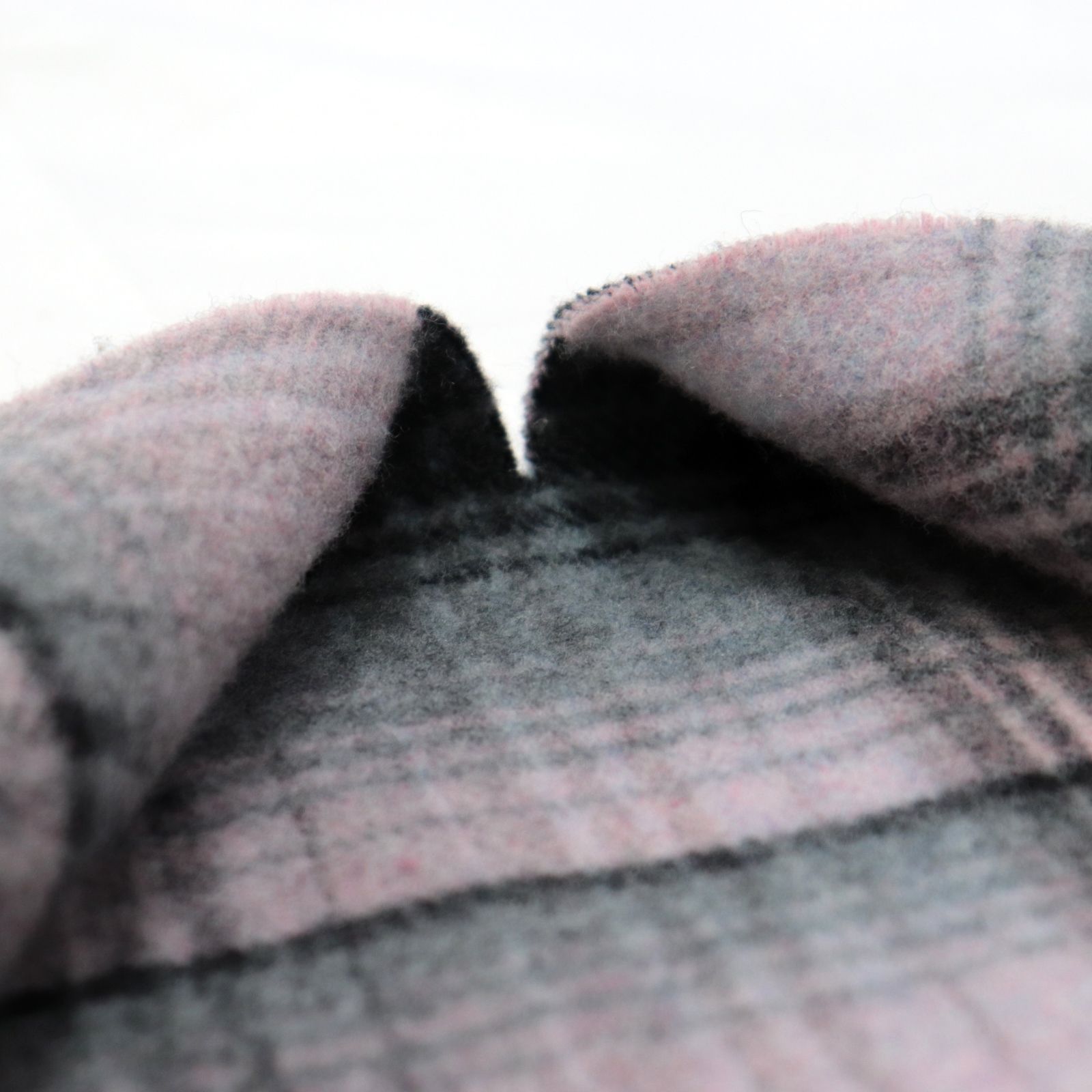 美品 グッチ GG リバーシブル ポンチョ レディース チャコールグレー